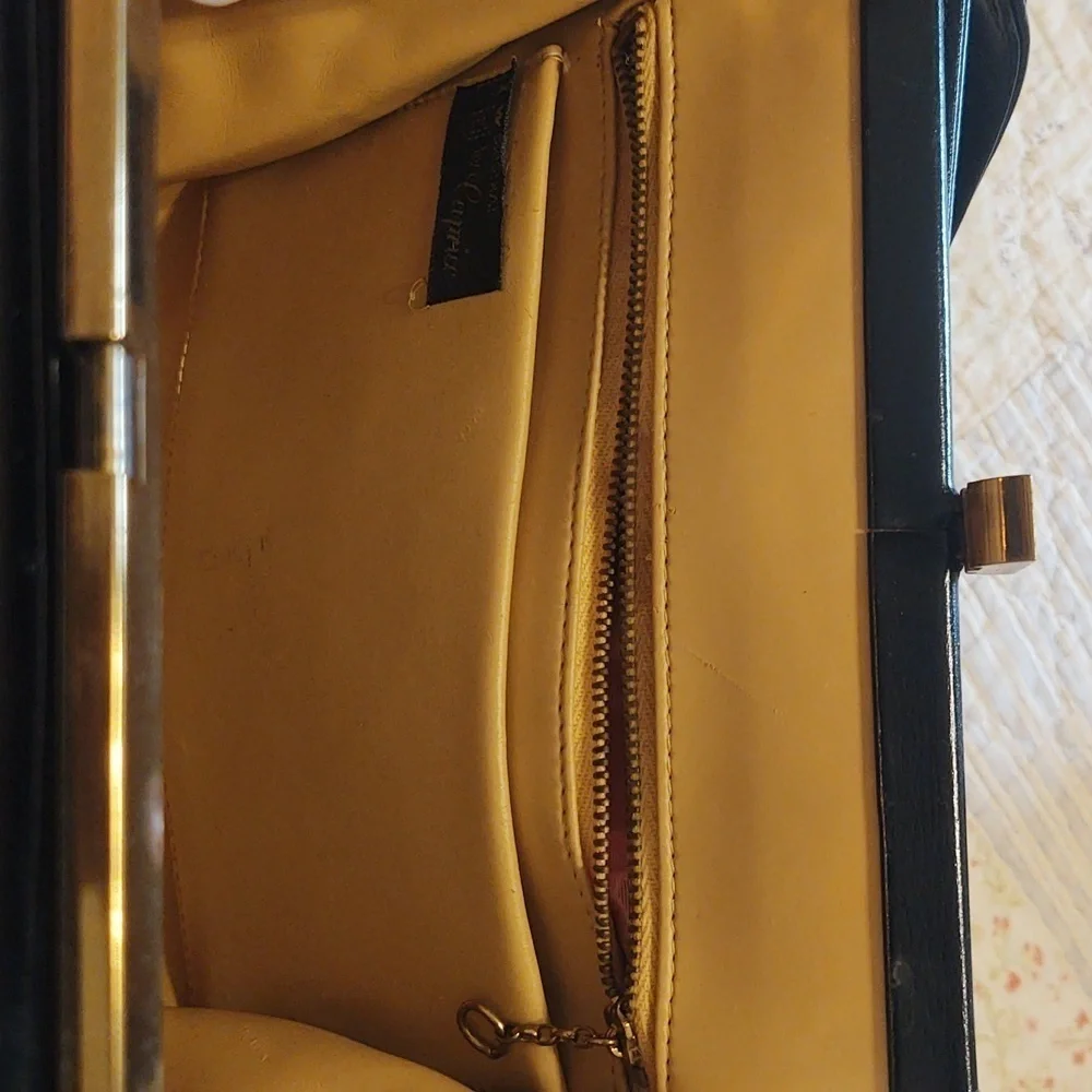 Caprice Vintage 1960s Women's Black Purse